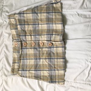 Plaid skirt